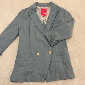 Plenty by Tracy Reese Women's Washed Linen Blend D.B. Jacket